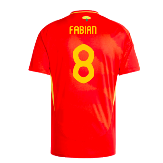2024-2025 Spain Home Shirt (Fabian 8)-The Soccer Shirt Hub