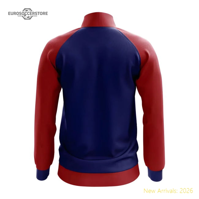 Samoa Concept Football Track Jacket (Navy)-The Soccer Shirt Hub