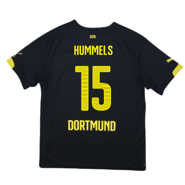 Borussia Dortmund 2014-16 Away Shirt ((Very Good) S) (Hummels 15)-The Soccer Shirt Hub