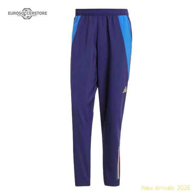 2024-2025 Italy Presentation Pants (Navy)-The Soccer Shirt Hub