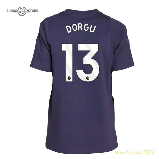 2025-2026 Man Utd Training Tee (Aurora Plum) - Kids (Dorgu 13)-The Soccer Shirt Hub