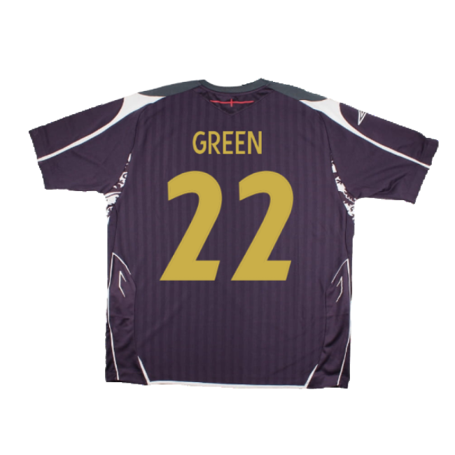 England 2007-08 GK Shirt ((Excellent) XXL) (Green 22)-The Soccer Shirt Hub