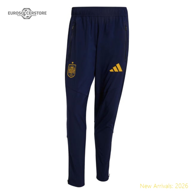 2026-2027 Spain Tiro Training Pants (Blue)-The Soccer Shirt Hub