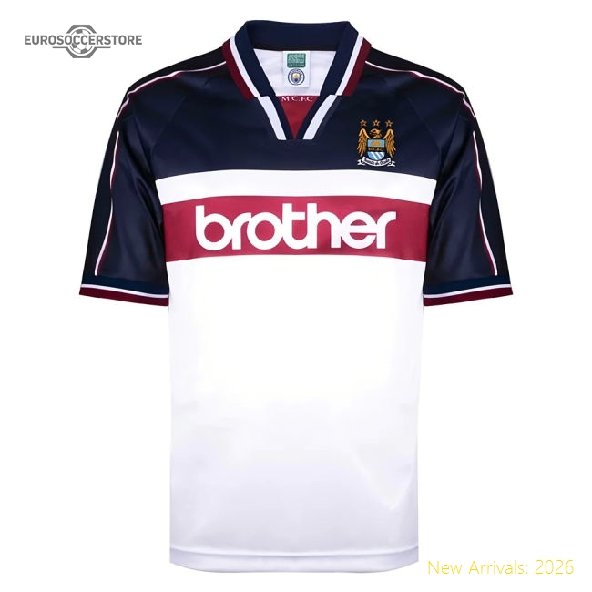 Manchester City 1998 Away Shirt (DE BRUYNE 17)-The Soccer Shirt Hub