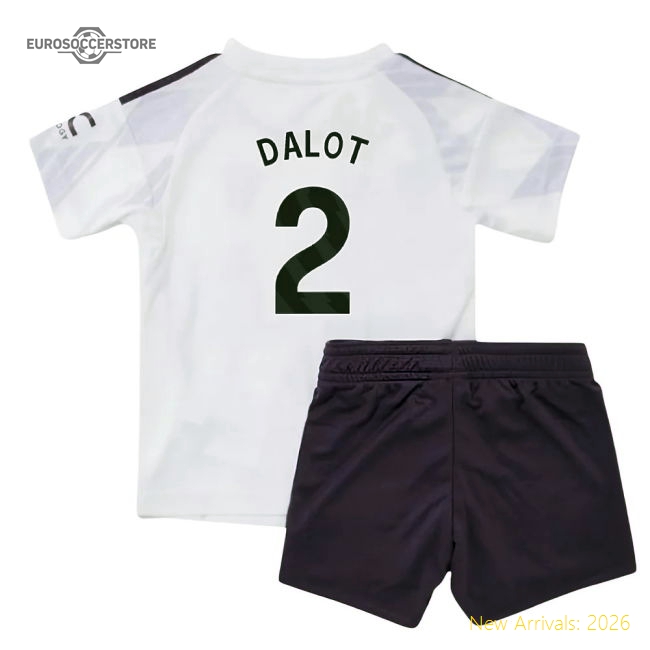 2025-2026 Man Utd Away Baby Kit (Dalot 2)-The Soccer Shirt Hub