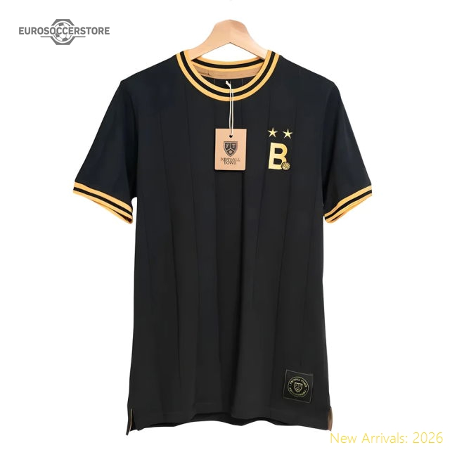 Borussia 2 Stars Away Retro Football Shirt-The Soccer Shirt Hub
