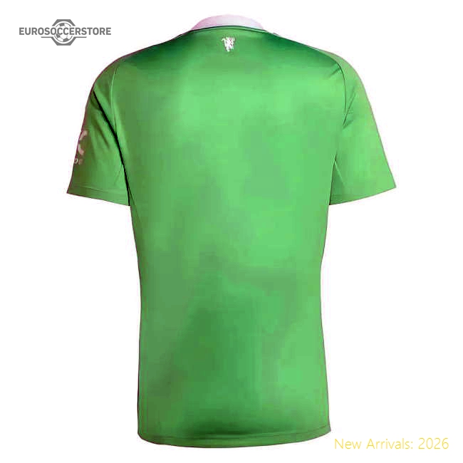 2025-2026 Man Utd Third Goalkeeper Shirt (Green)-The Soccer Shirt Hub