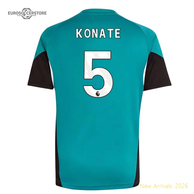 2025-2026 Liverpool EU Training Jersey (Green) - Kids (Konate 5)-The Soccer Shirt Hub