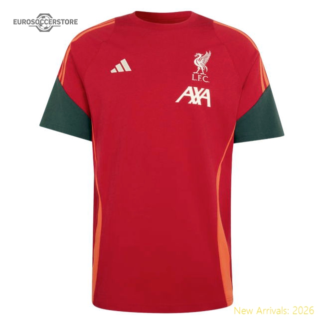 2026-2027 Liverpool Training Tee (Strawberry Red)-The Soccer Shirt Hub
