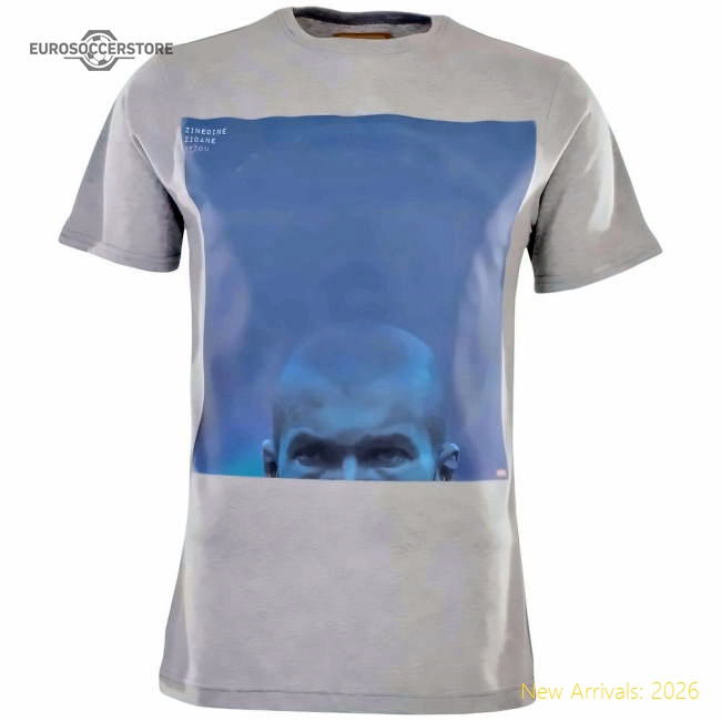 Pennarello: LPFC - Zidane T-Shirt - Grey-The Soccer Shirt Hub