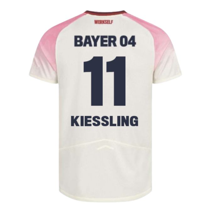 2025-2026 Bayer Leverkusen Away Shirt (Kiessling 11)-The Soccer Shirt Hub