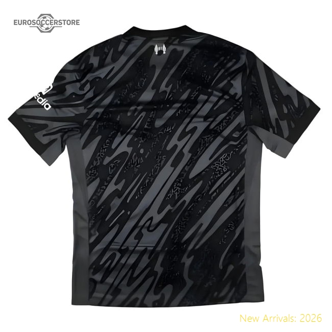 2024-2025 Liverpool Home Goalkeeper Shirt (Black) (A.Becker 1)-The Soccer Shirt Hub