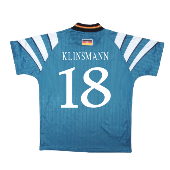 Germany 1996-98 Away Shirt ((Very Good) S) (Klinsmann 18)-The Soccer Shirt Hub