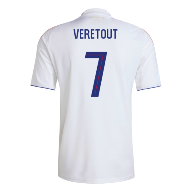 2025-2026 Olympique Lyon Home Shirt (Veretout 7)-The Soccer Shirt Hub