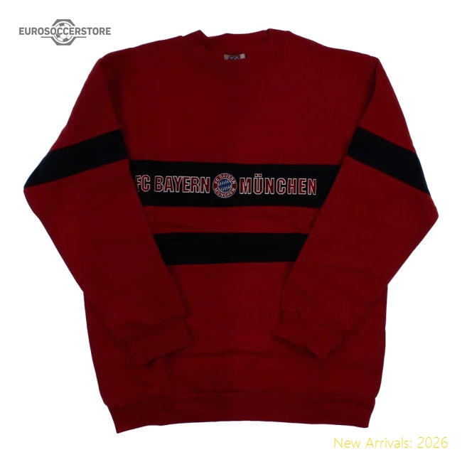 Bayern Munich Sweatshirt (Red) - Kids-The Soccer Shirt Hub