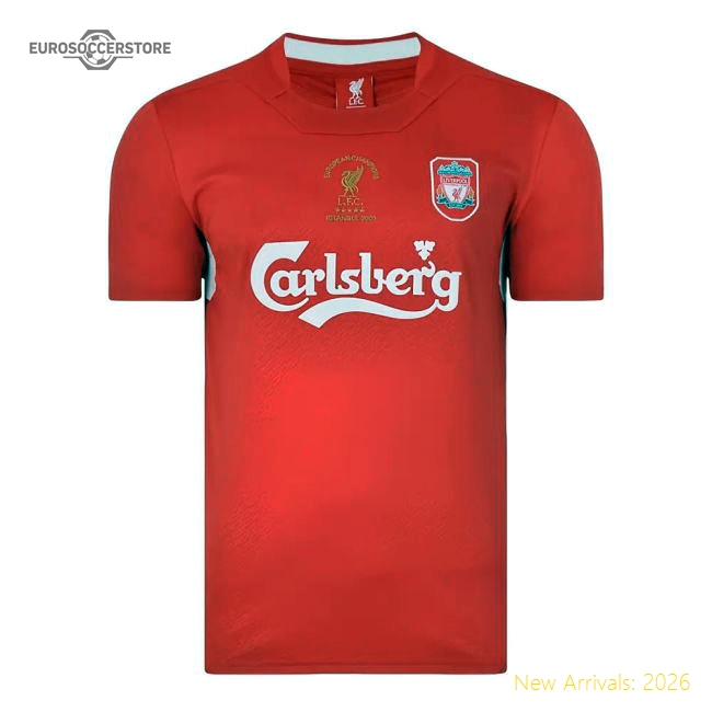 Liverpool FC 2005 Champions League Final Shirt (ALONSO 14)-The Soccer Shirt Hub