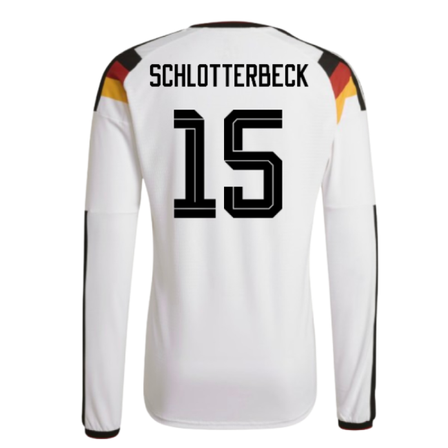 2026-2027 Germany Authentic Long Sleeve Home Shirt (Schlotterbeck 15)-The Soccer Shirt Hub
