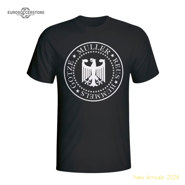 Germany Presidential T-shirt (black)-The Soccer Shirt Hub