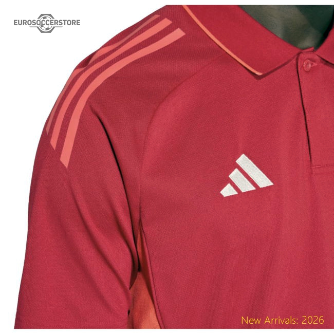 2025-2026 Liverpool Polo Shirt (Strawberry Red)-The Soccer Shirt Hub