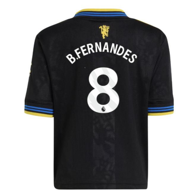 2025-2026 Manchester United Third Mini Kit (B.Fernandes 8)-The Soccer Shirt Hub