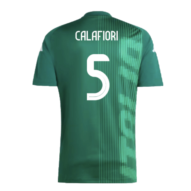 2024-2025 Italy Pre-Match Shirt (Green) (CALAFIORI 5)-The Soccer Shirt Hub