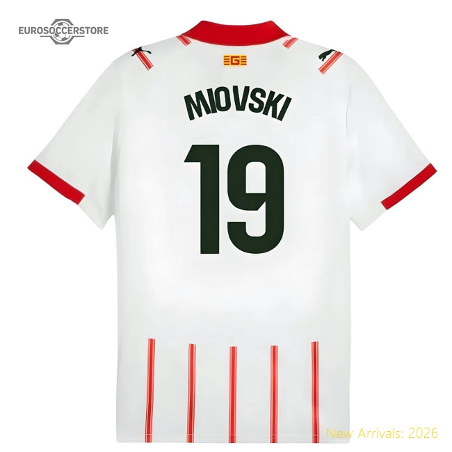 2025-2026 Girona Home Shirt (Miovski 19)-The Soccer Shirt Hub
