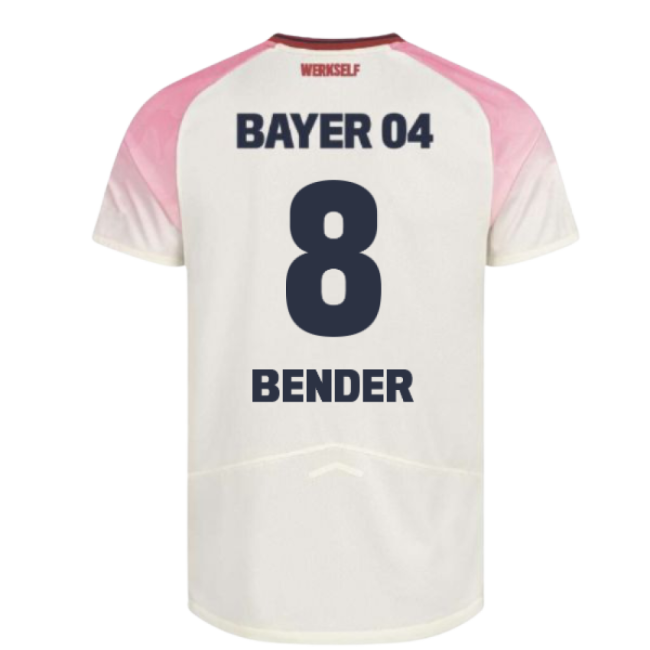 2025-2026 Bayer Leverkusen Away Shirt (Bender 8)-The Soccer Shirt Hub