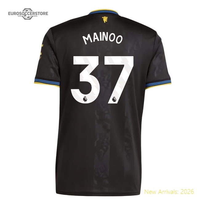 2025-2026 Manchester United Third Shirt (Mainoo 37)-The Soccer Shirt Hub