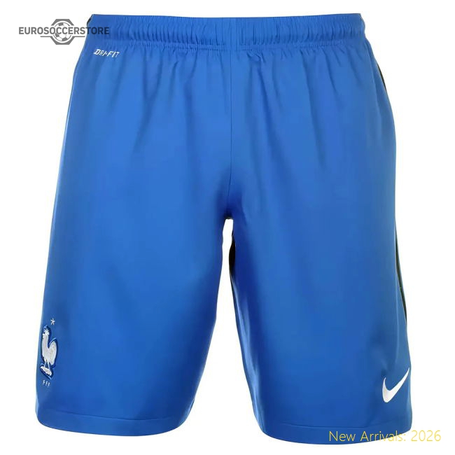 2016-2017 France Nike Home Shorts (Blue) - Kids-The Soccer Shirt Hub