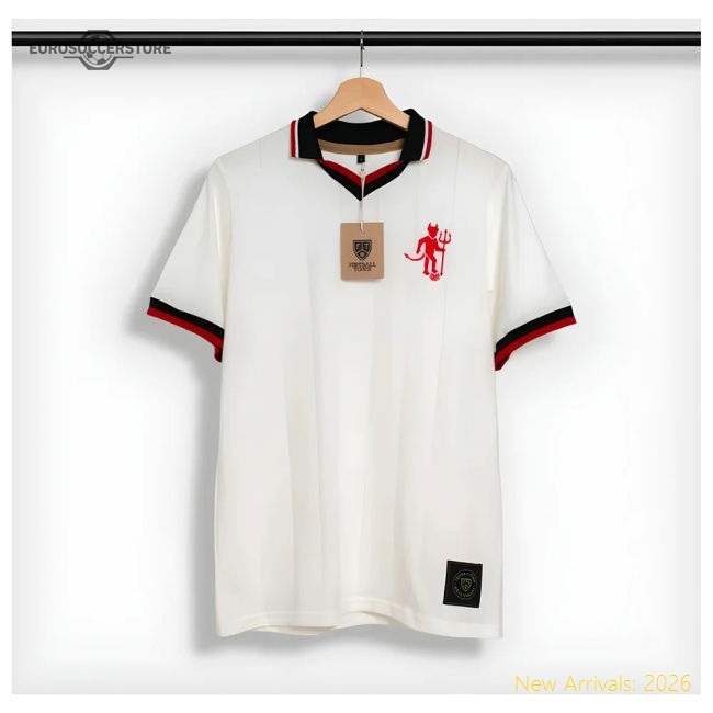 Manchester Devils Classic White Retro Shirt-The Soccer Shirt Hub
