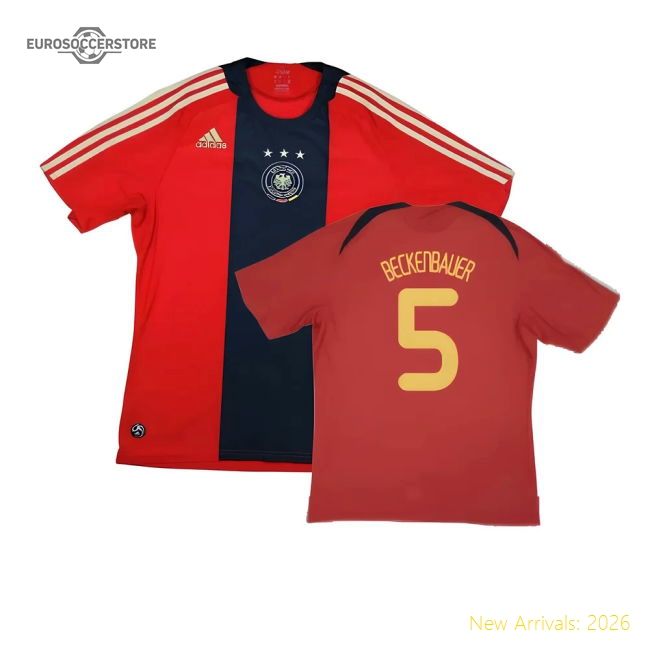 Germany 2008-10 Away Shirt ((Excellent) L) (BECKENBAUER 5)-The Soccer Shirt Hub