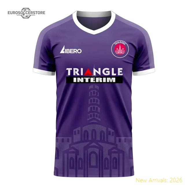 Toulouse 2025-2026 Home Concept Football Kit (Libero)-The Soccer Shirt Hub