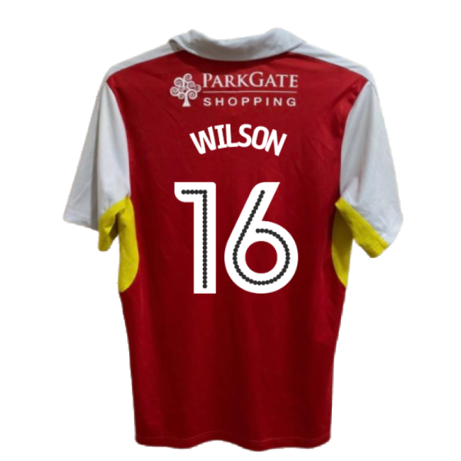 Rotherham 2016-17 Home Shirt ((Good) XL) (Wilson 16)-The Soccer Shirt Hub