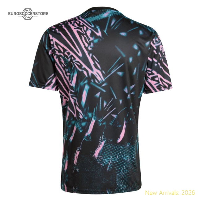 2025-2026 Liverpool Pre Match Shirt (Black)-The Soccer Shirt Hub