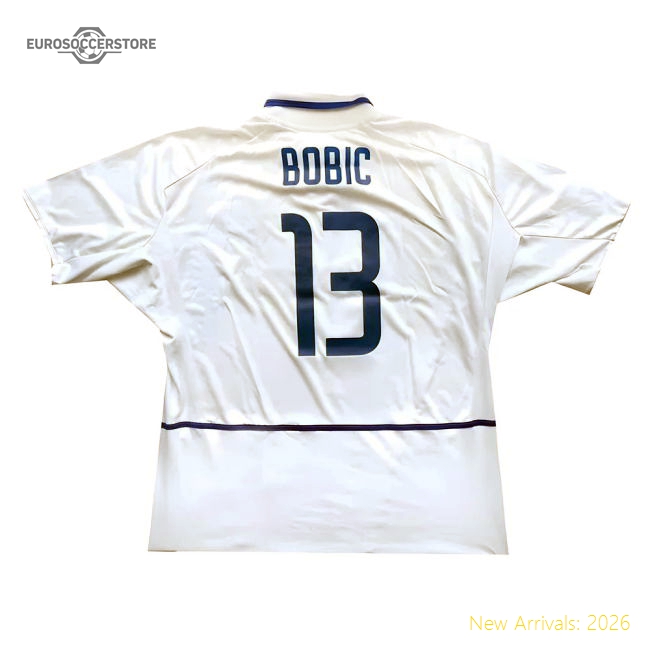 Hertha Berlin 2002-03 Away Shirt (Bobic #13) ((Excellent) XXL)-The Soccer Shirt Hub