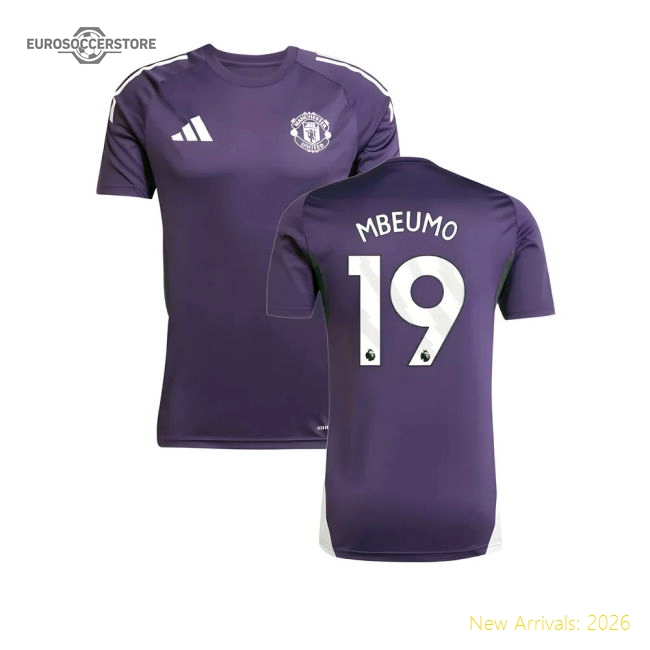 2025-2026 Man Utd Training Jersey (Aurora Plum) (Mbeumo 19)-The Soccer Shirt Hub