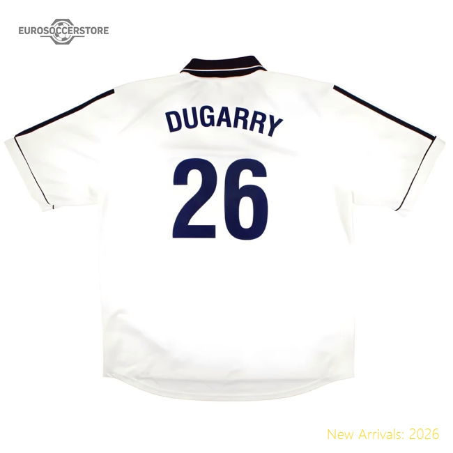 Bordeaux 2000-02 Away Shirt (XL) Dugarry #26 (Excellent)-The Soccer Shirt Hub