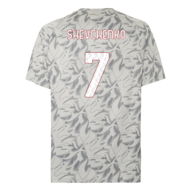 2025-2026 AC Milan Warm Up Jersey (Smokey Gray) (Shevchenko 7)-The Soccer Shirt Hub