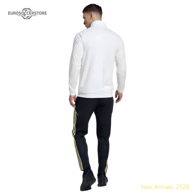 2025-2026 Juventus Tracksuit (White)-The Soccer Shirt Hub