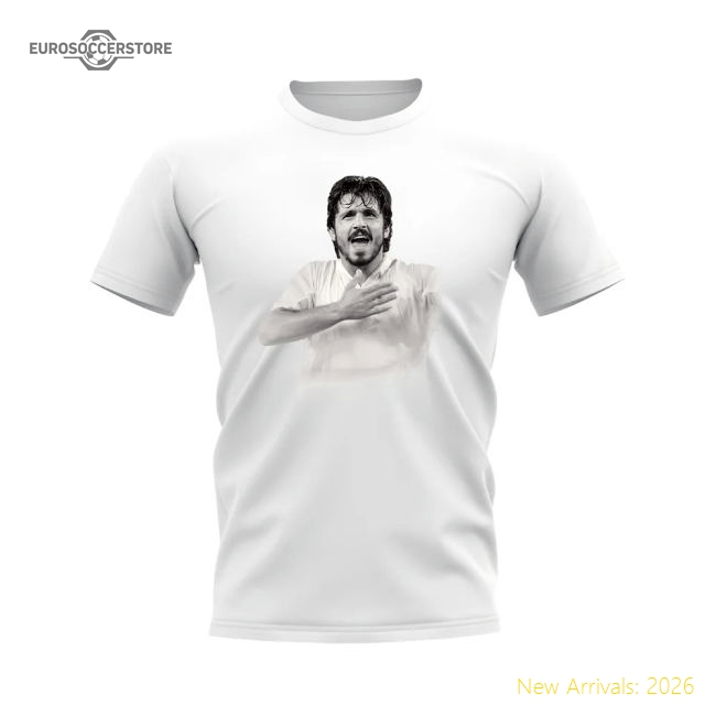 Gennaro Gattuso AC Milan Legend T-Shirt (White)-The Soccer Shirt Hub