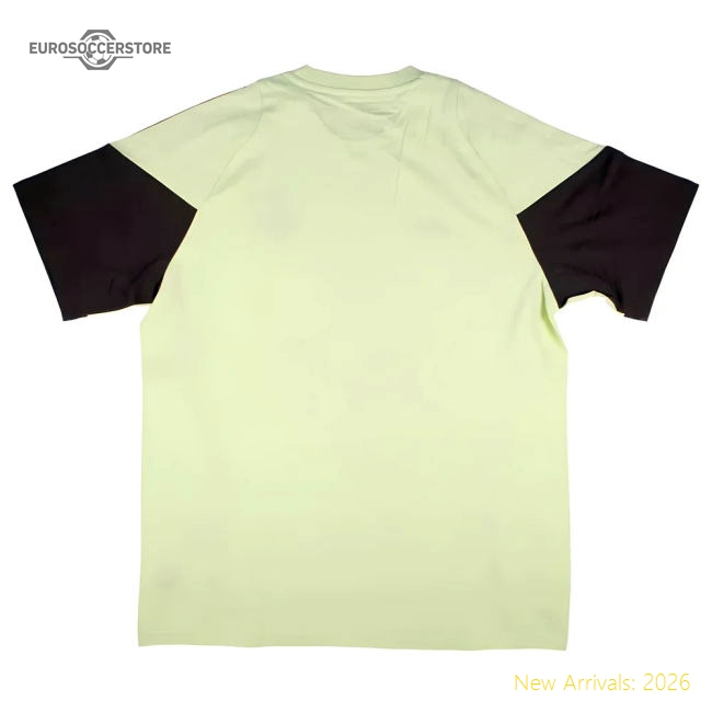 2025-2026 Real Madrid Training Tee (Almost Lime)-The Soccer Shirt Hub