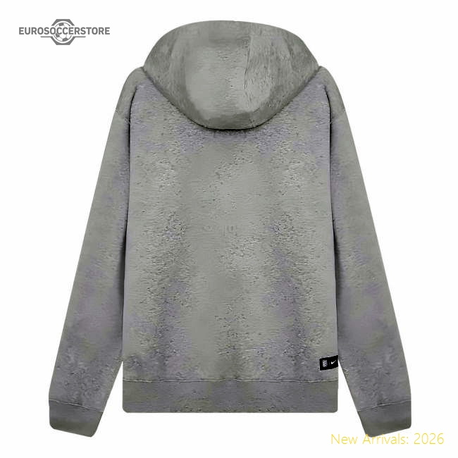 2024-2025 England Football Pullover Hoodie (Grey)-The Soccer Shirt Hub