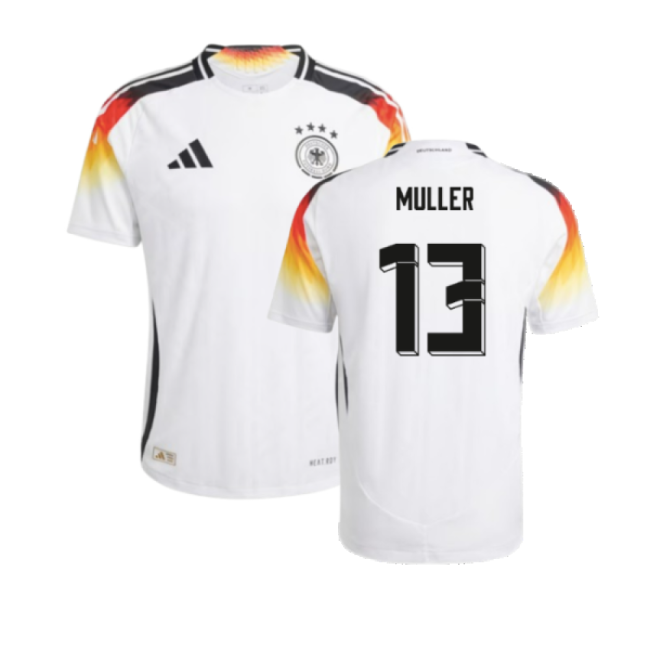 2024-2025 Germany Authentic Home Shirt (Muller 13)-The Soccer Shirt Hub