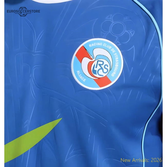 2025-2026 Strasbourg Home Shirt-The Soccer Shirt Hub