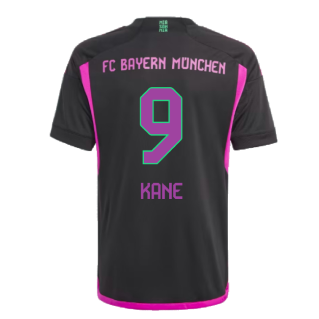 2023-2024 Bayern Munich Away Shirt (Kids) (Kane 9)-The Soccer Shirt Hub