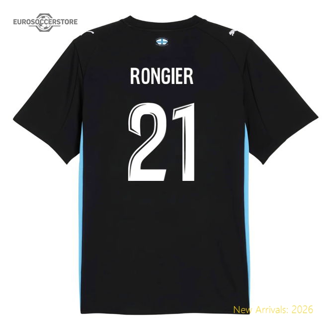 2025-2026 Marseille Away Shirt (Kids) (Rongier 21)-The Soccer Shirt Hub