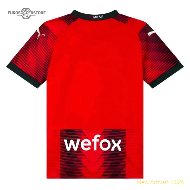 2023-2024 AC Milan Home Shirt (Kids)-The Soccer Shirt Hub