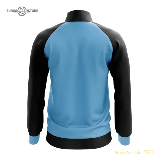 Saint Lucia Concept Football Track Jacket (Sky)-The Soccer Shirt Hub