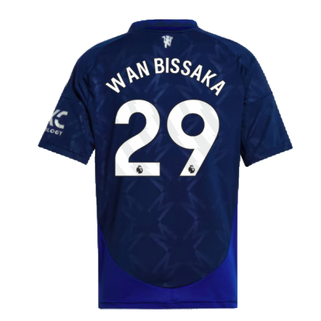 2024-2025 Man Utd Away Shirt (Kids) (Wan Bissaka 29)-The Soccer Shirt Hub
