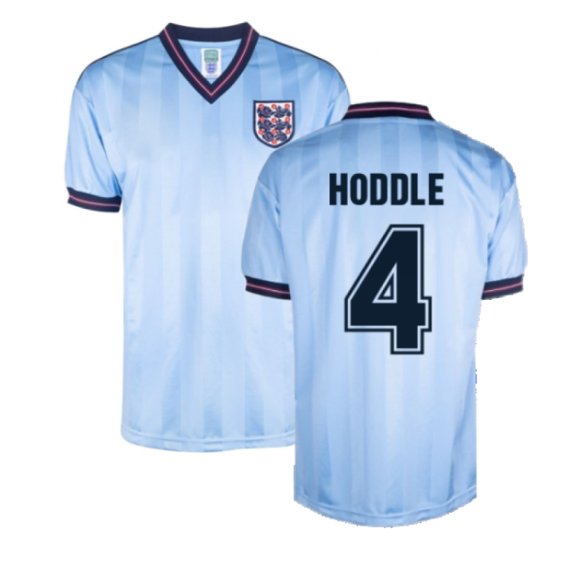 England 1986 World Cup Finals Third Shirt (Hoddle 4)-The Soccer Shirt Hub